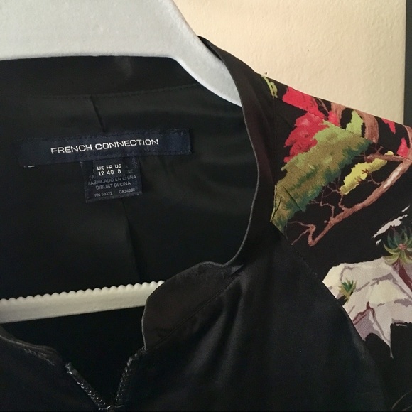 FRENCH CONNECTION- Silk Bomber Jacket 8 - Picture 4 of 8